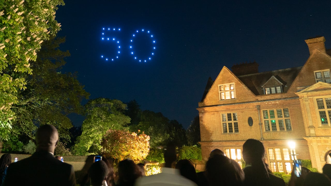 Video preview of the 30 drone birthday show